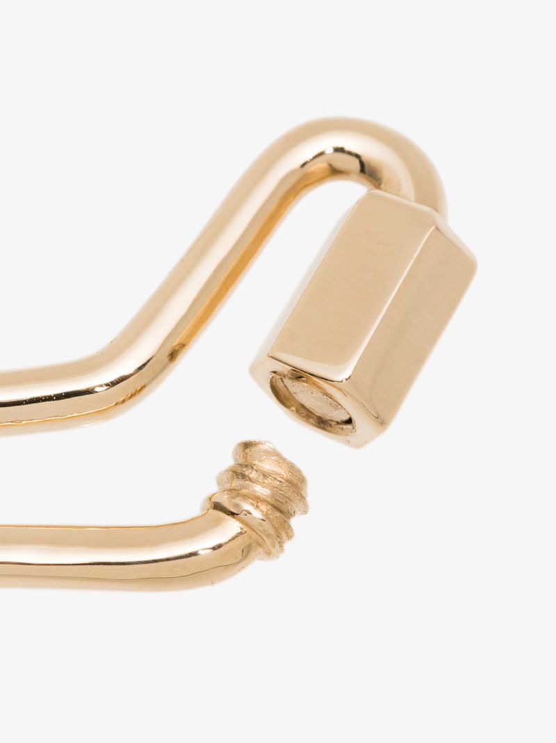 14k Yellow Gold Regular Boomerang Lock Charm