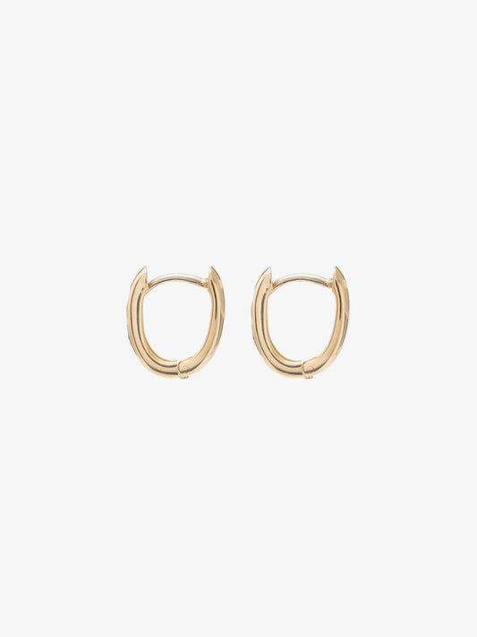 18k Yellow Gold Base Earrings