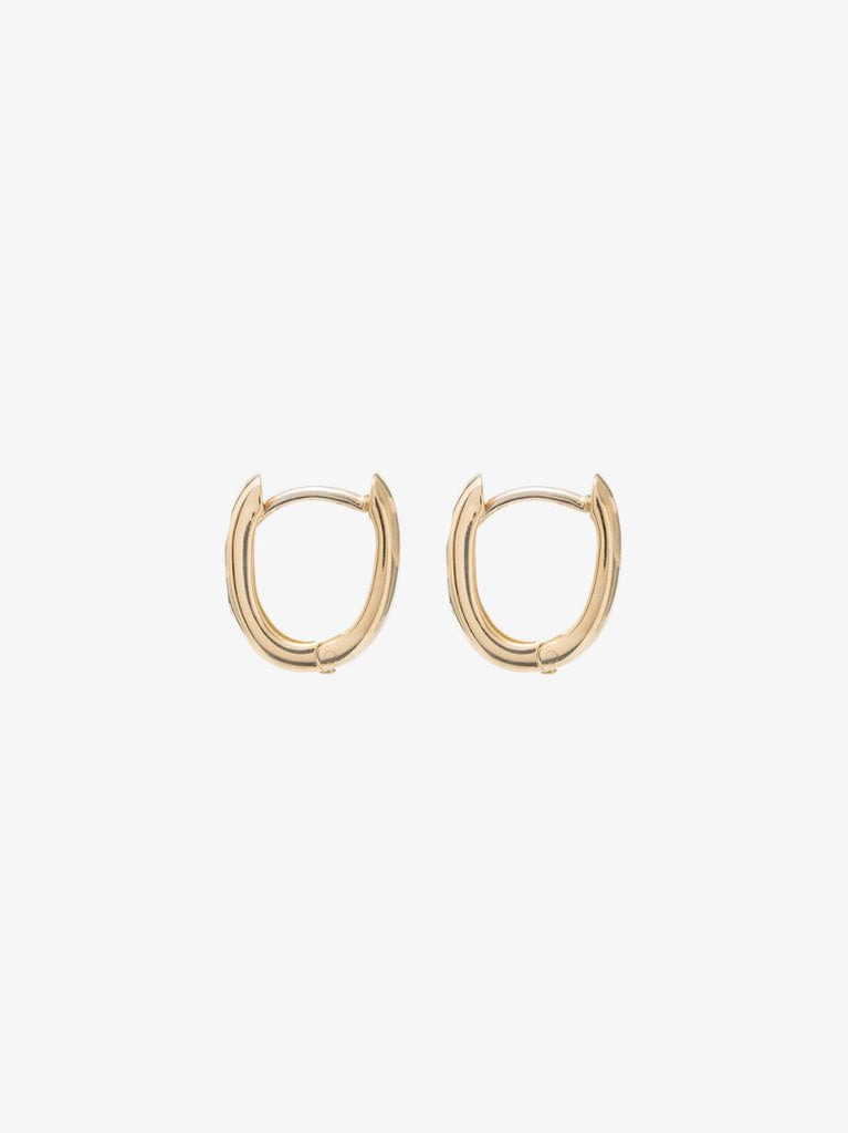 18k Yellow Gold Base Earrings