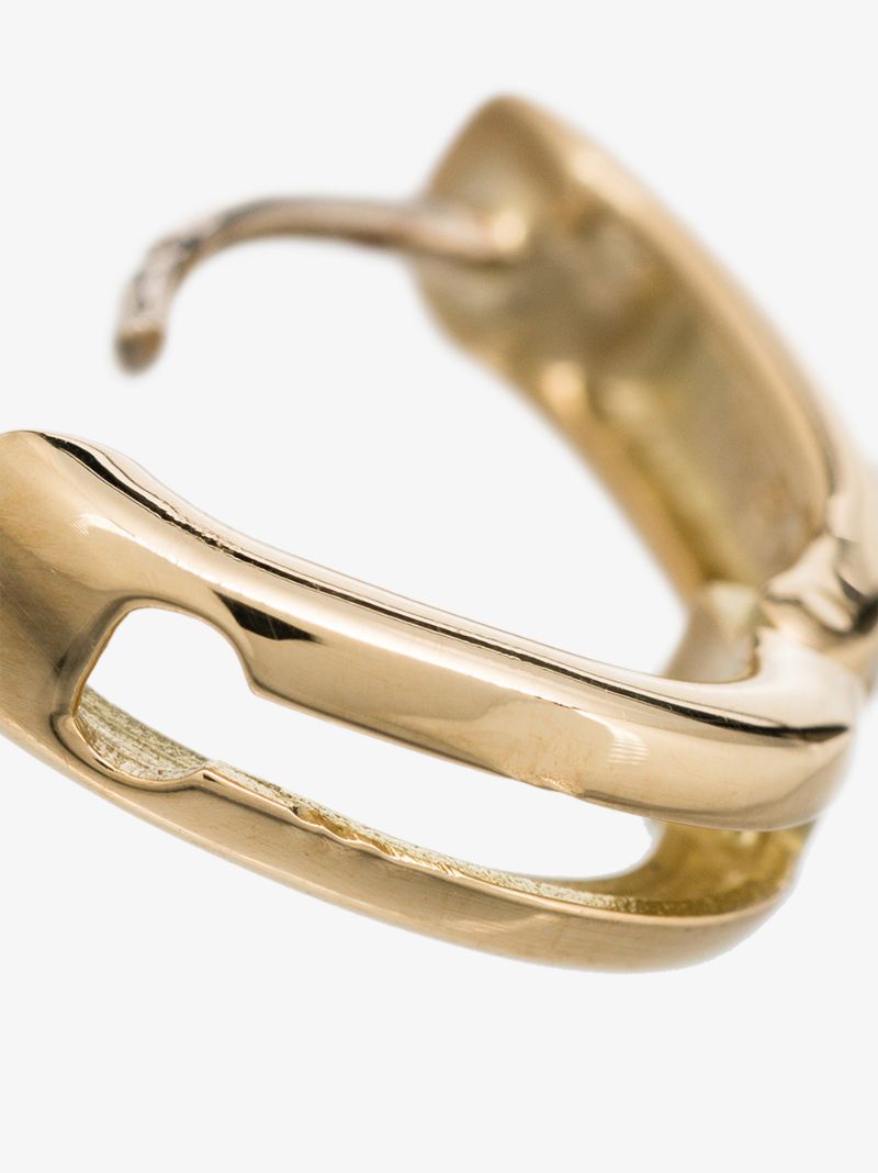 18k Yellow Gold Base Earrings