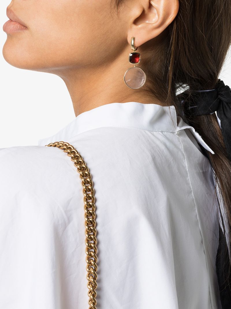 18k Yellow Gold Base Earrings