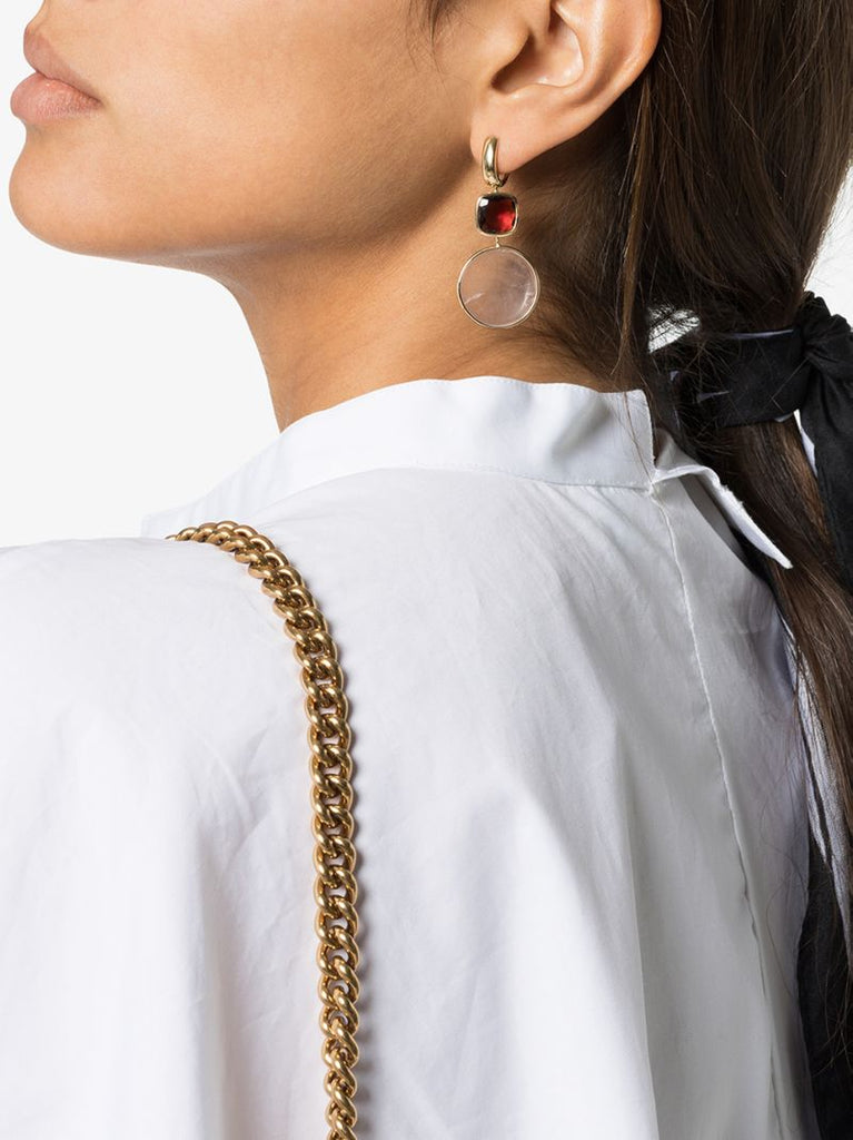 18k Yellow Gold Base Earrings