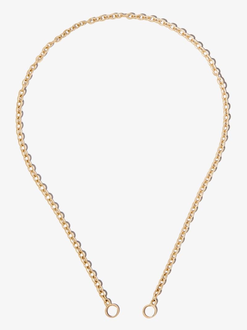 14k Yellow Gold Pulley Chain 16 Inch Necklace