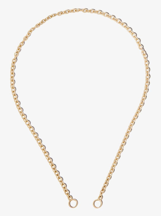14k Yellow Gold Pulley Chain 16 Inch Necklace