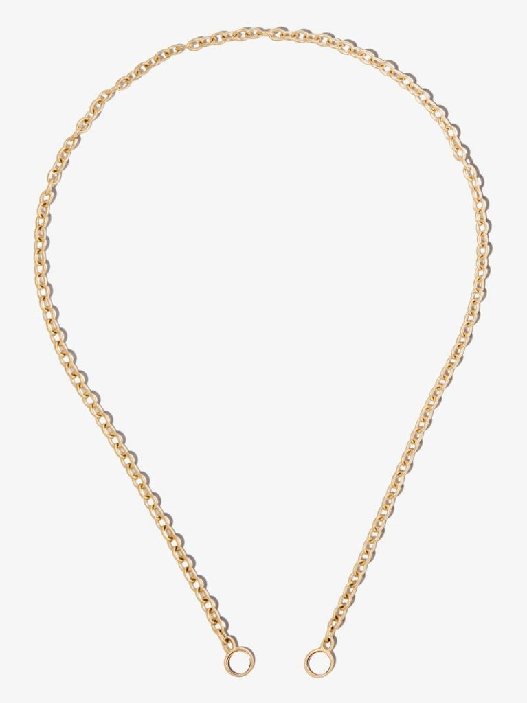 14k Yellow Gold Pulley Chain 16 Inch Necklace
