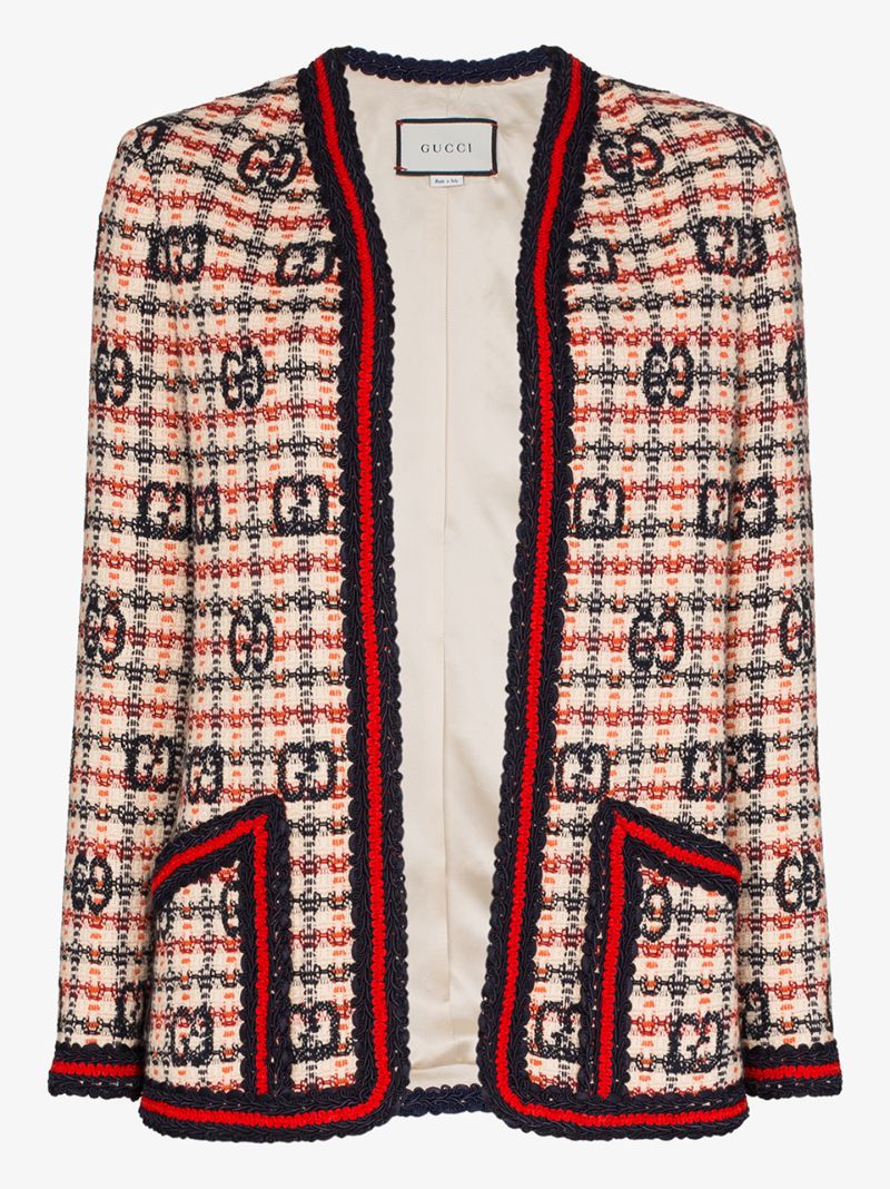 Web Stripe Tweed Jacket