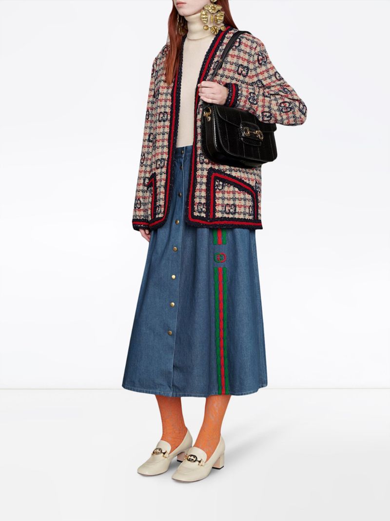 Web Stripe Tweed Jacket