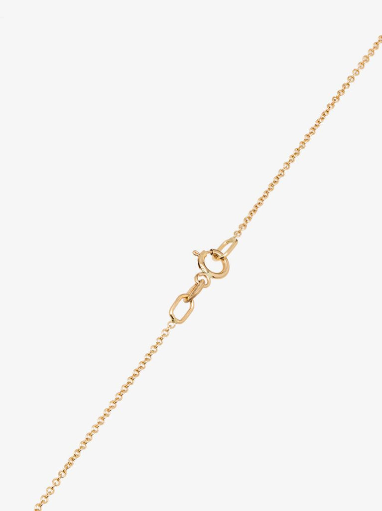 14k Yellow Gold Diamond Chain Necklace