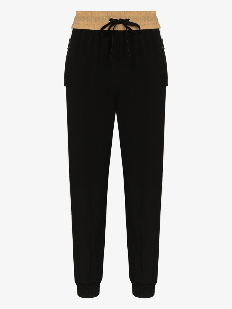 Logo Stripe Cropped Sweatpants