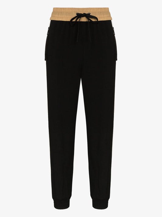 Logo Stripe Cropped Sweatpants