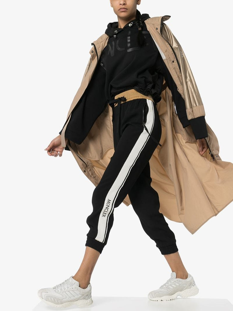 Logo Stripe Cropped Sweatpants