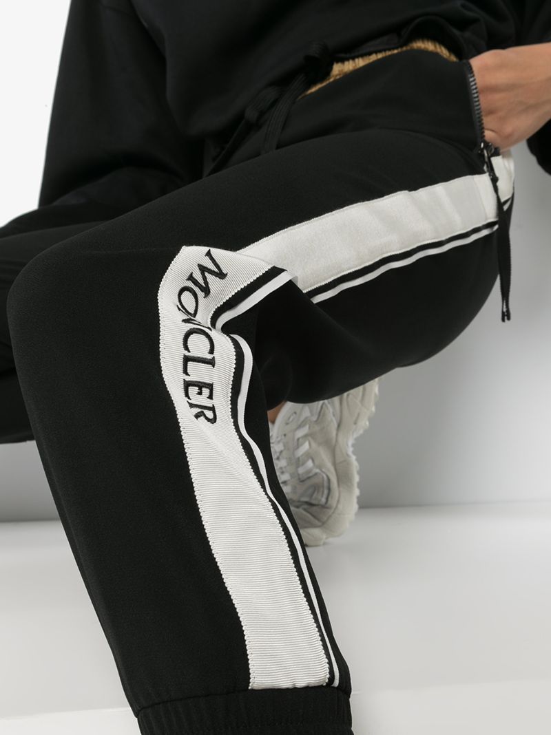 Logo Stripe Cropped Sweatpants