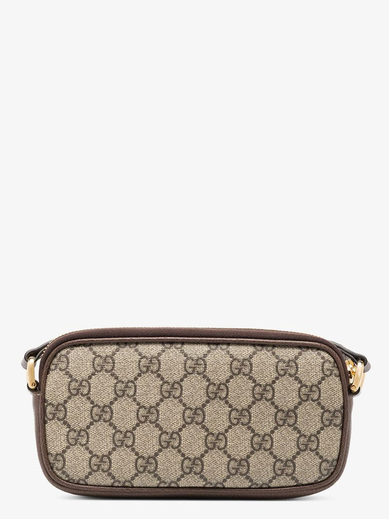 Brown Ophidia Gg Supreme Mini Bag