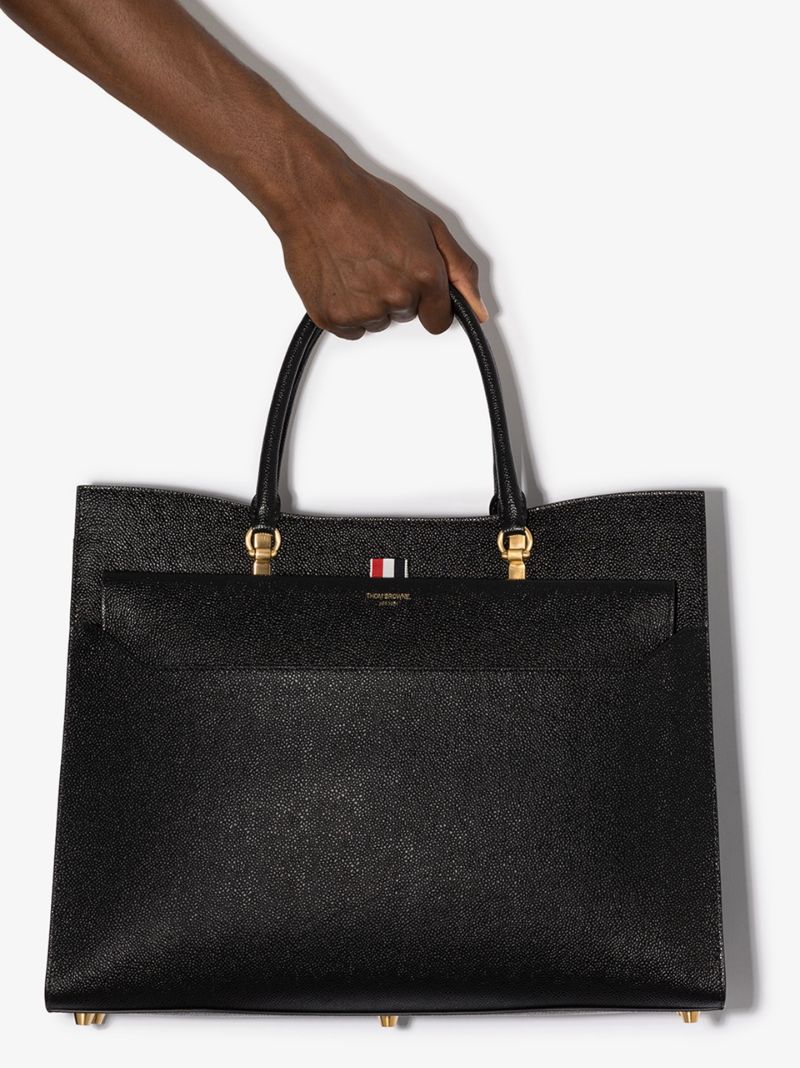Large Pebbled Duet Tote