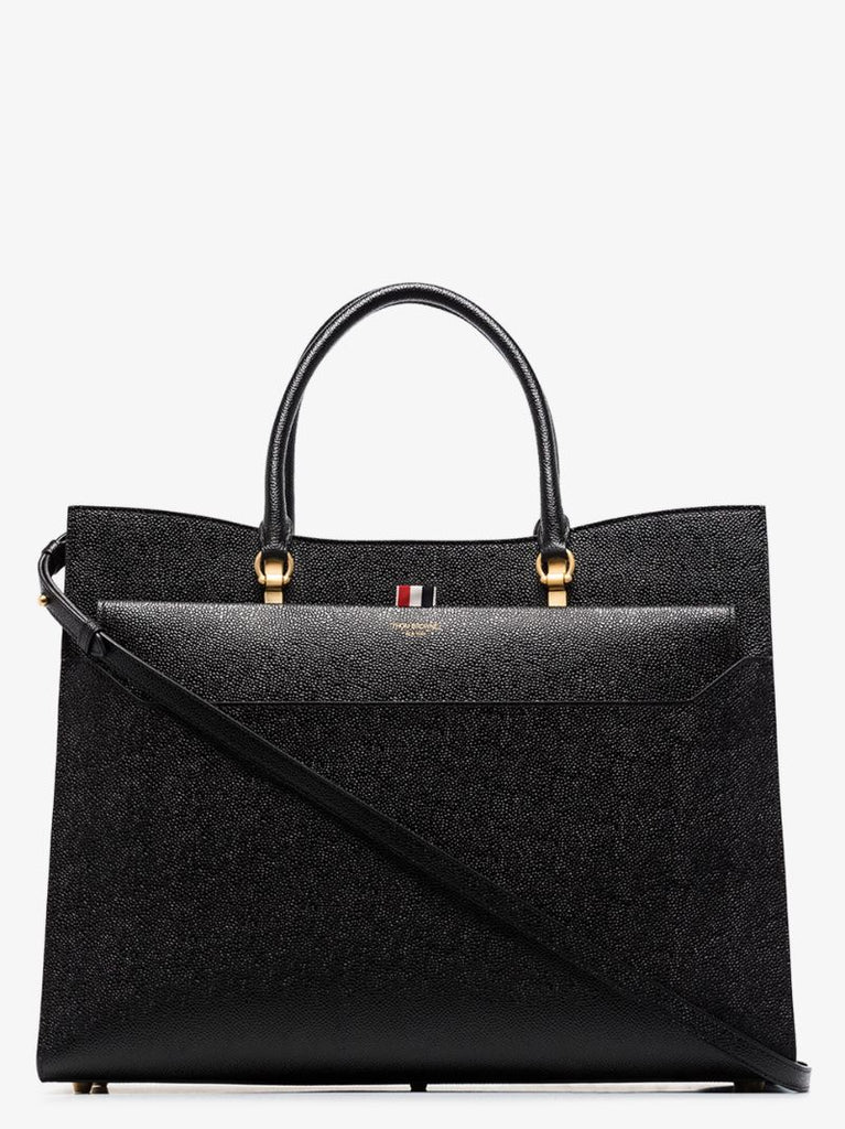 Large Pebbled Duet Tote