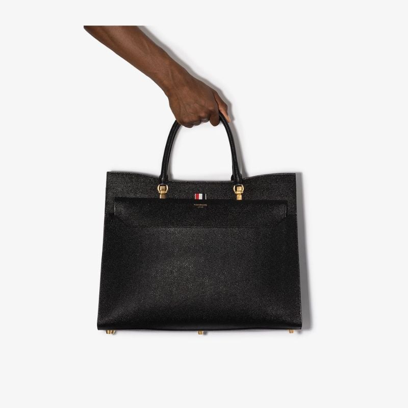 Large Pebbled Duet Tote