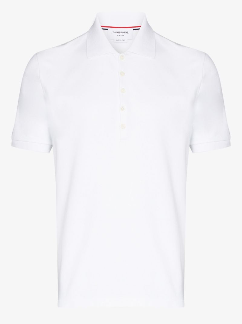 4-bar Stripe Cotton Polo Shirt