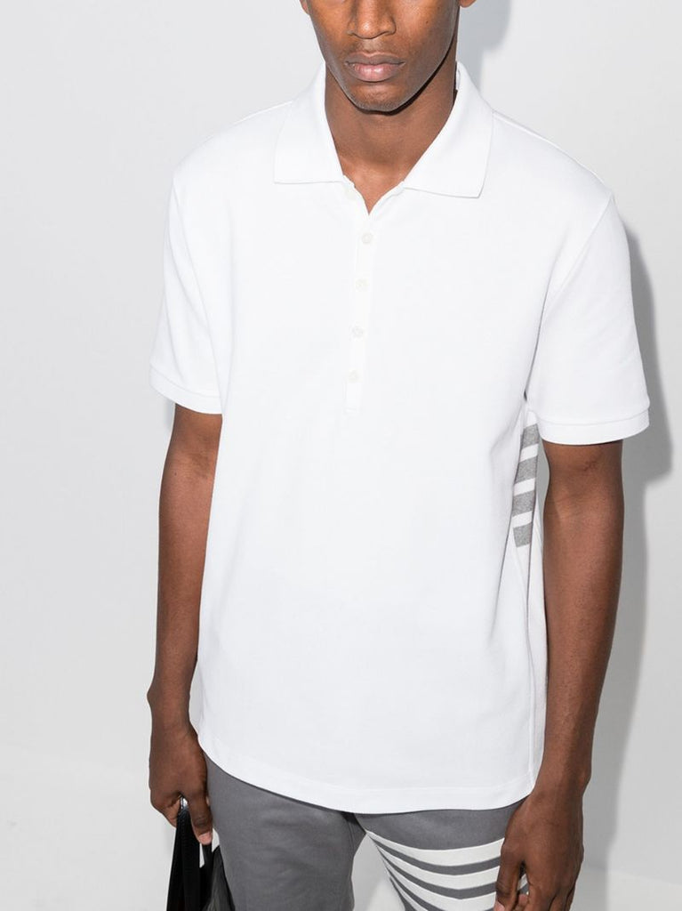 4-bar Stripe Cotton Polo Shirt