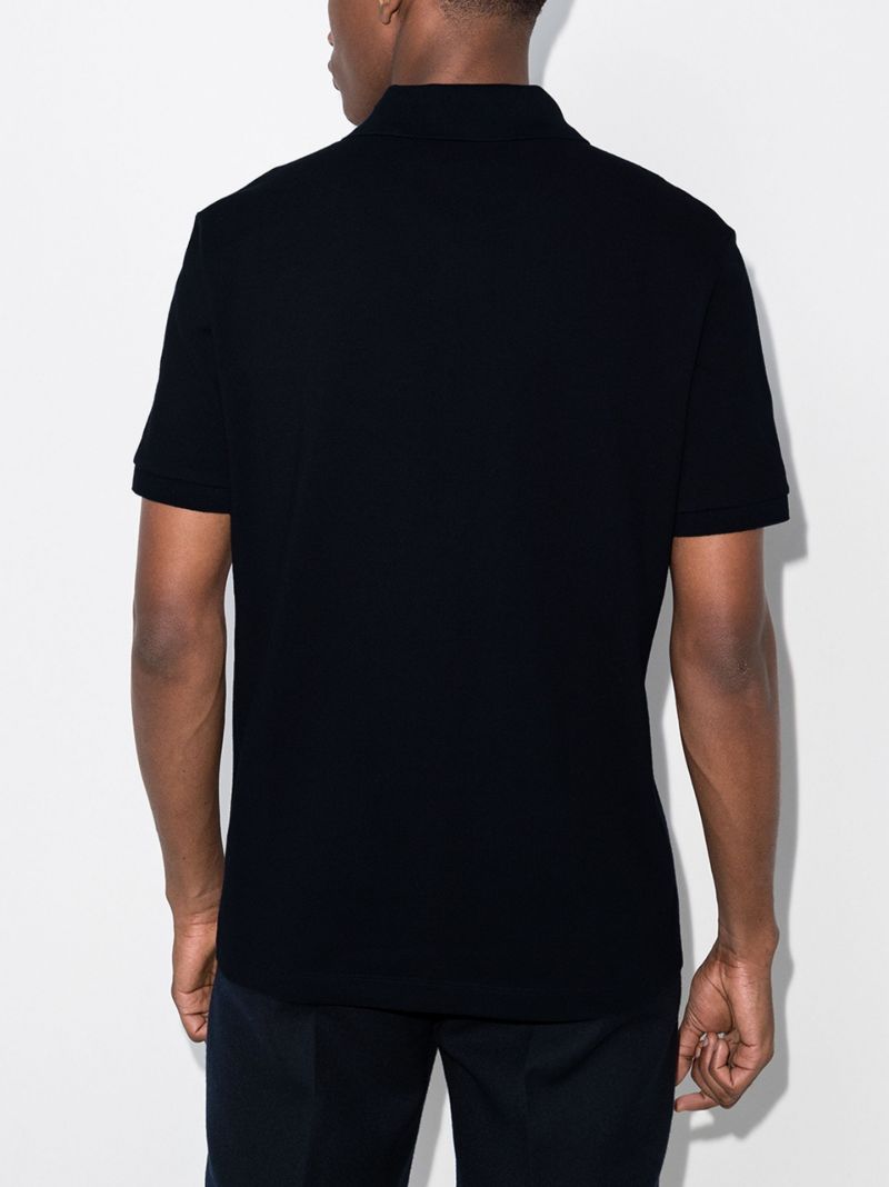 4-bar Cotton Polo Shirt