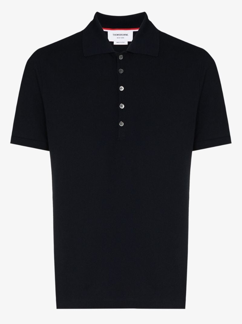 4-bar Cotton Polo Shirt