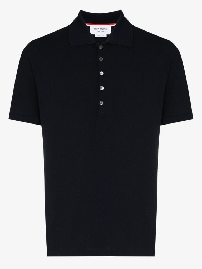 4-bar Cotton Polo Shirt