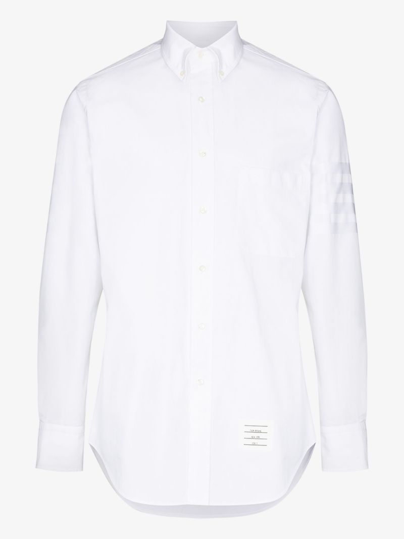4-bar Stripe Cotton Shirt
