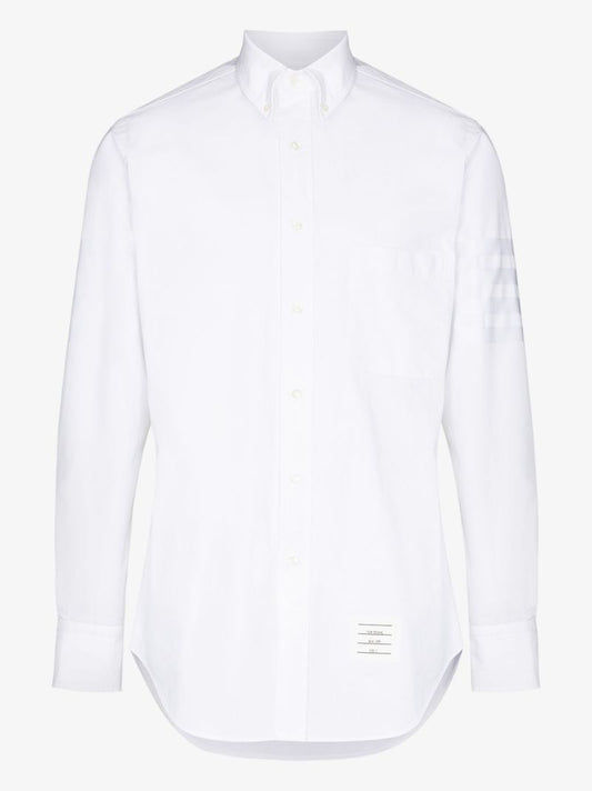 4-bar Stripe Cotton Shirt