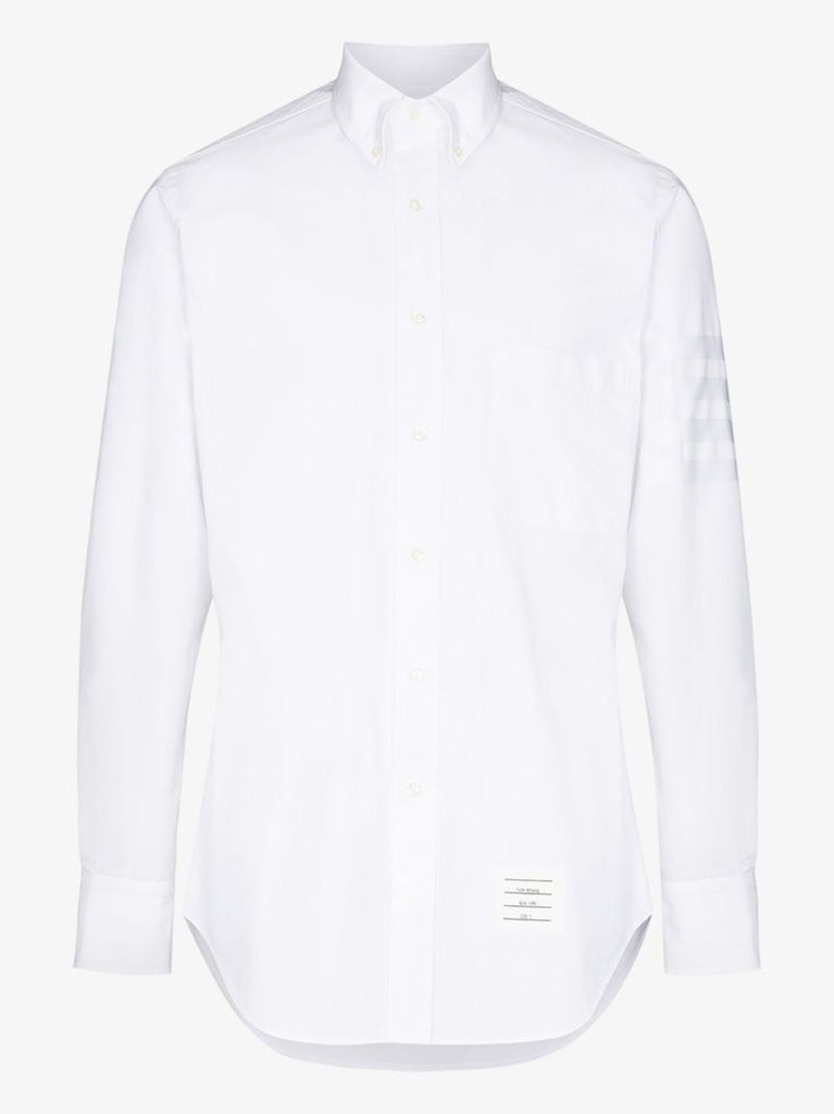 4-bar Stripe Cotton Shirt