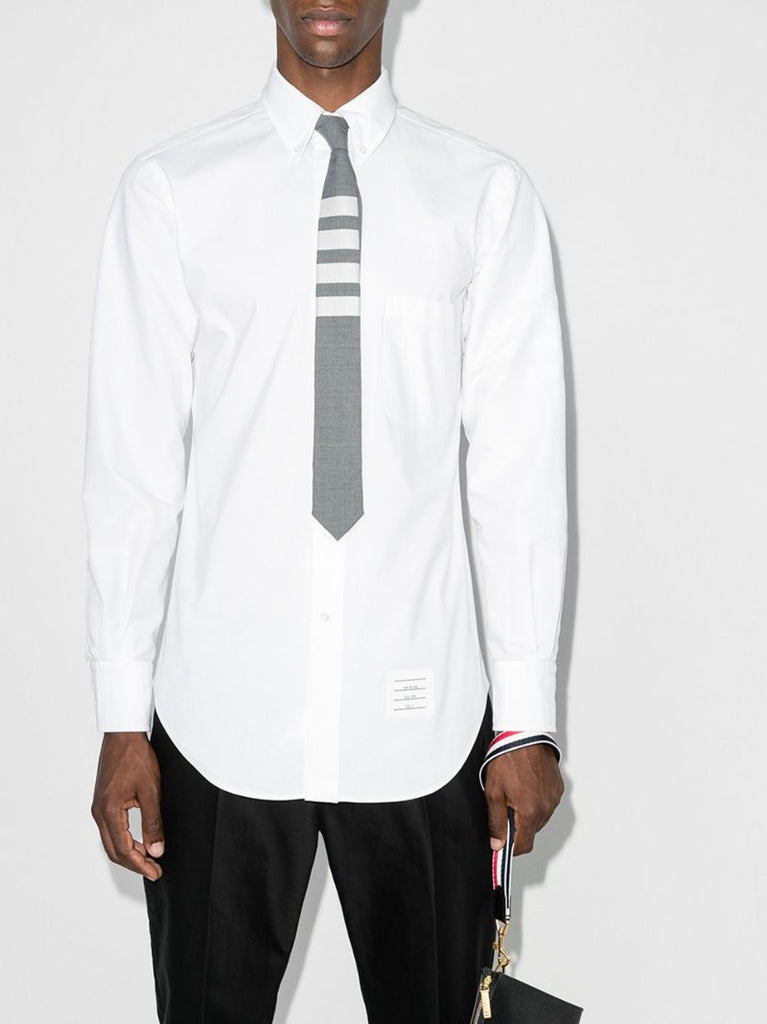 4-bar Stripe Cotton Shirt