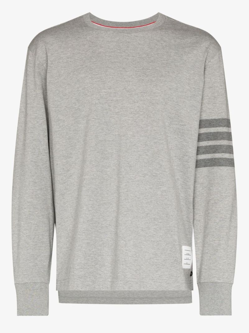 4-bar Stripe Cotton T-shirt