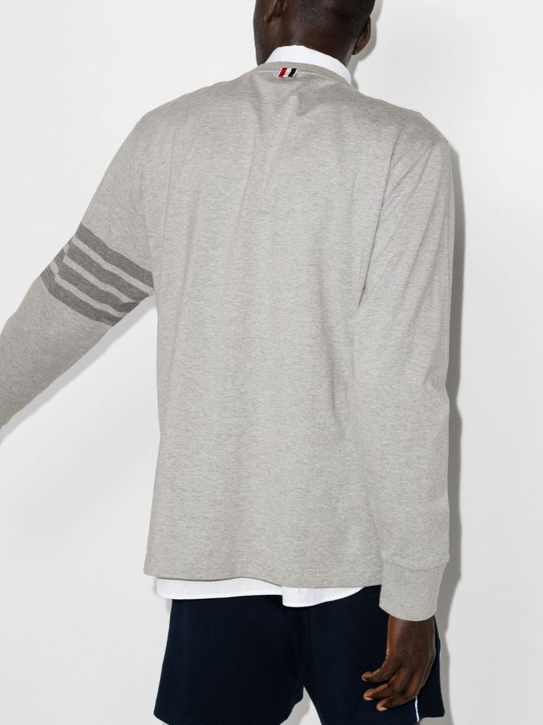 4-bar Stripe Cotton T-shirt