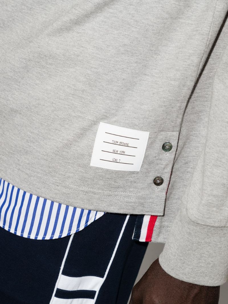 4-bar Stripe Cotton T-shirt