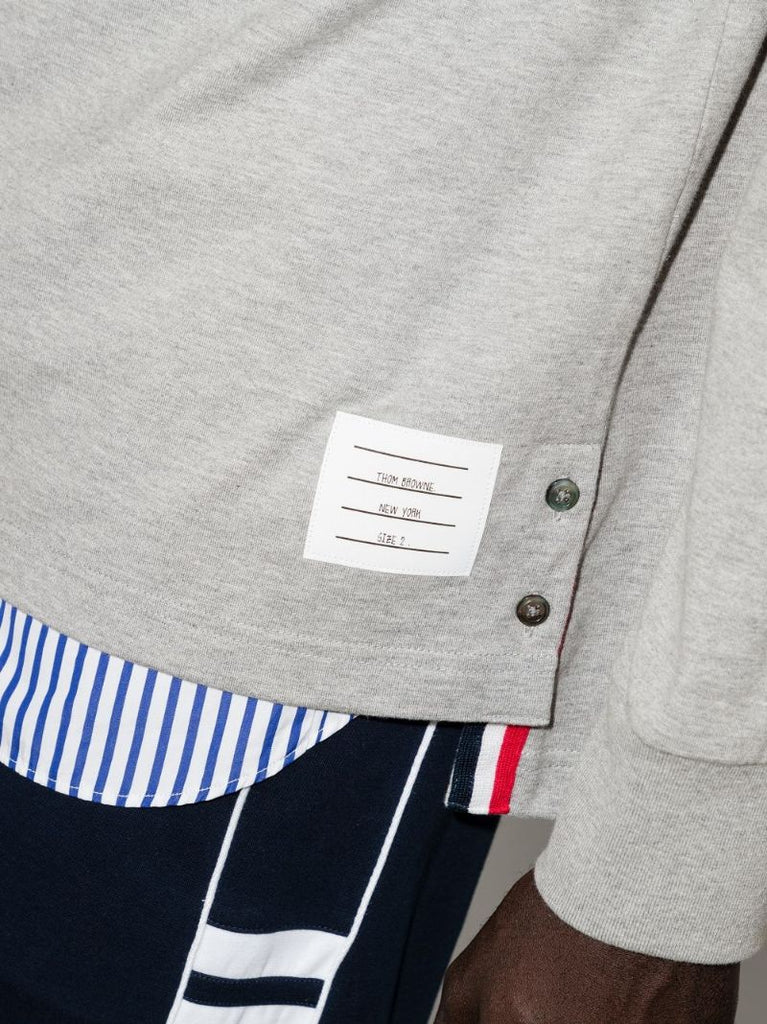 4-bar Stripe Cotton T-shirt