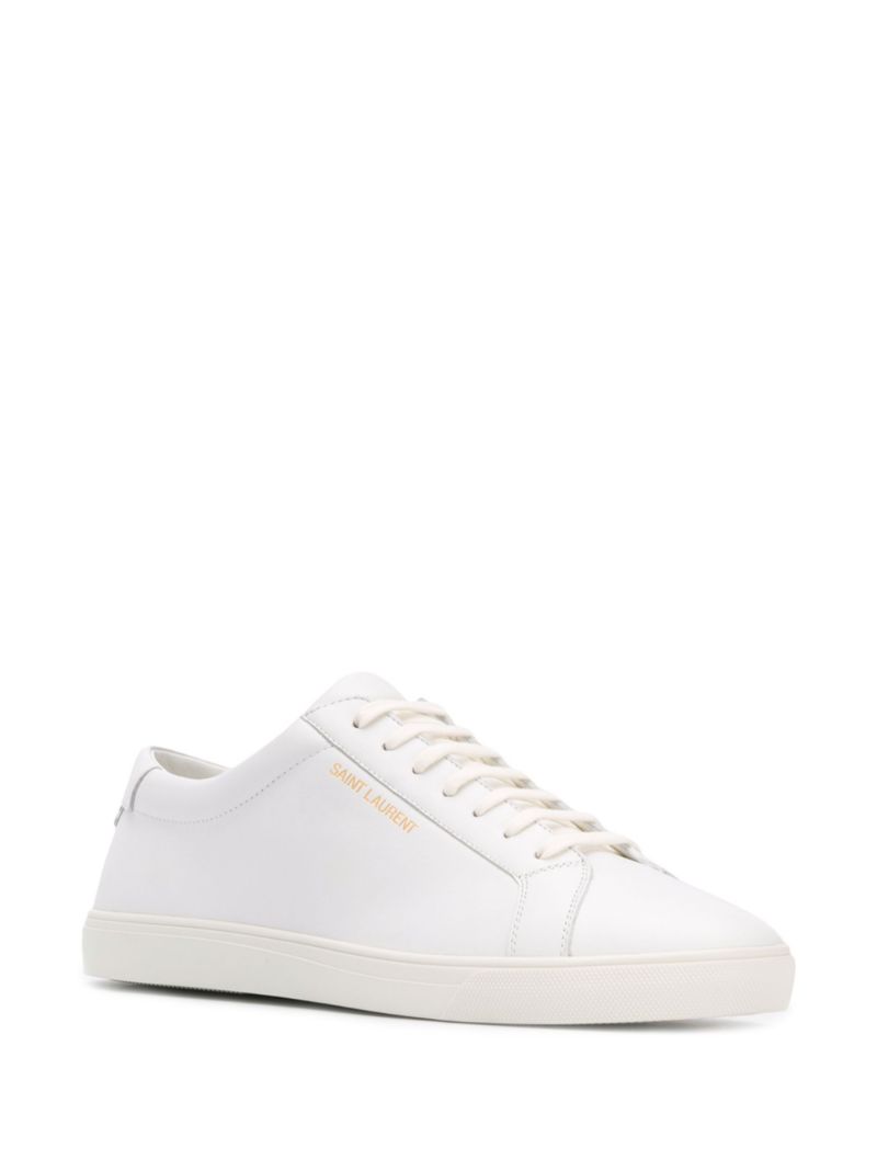 White Andy Leather Sneakers