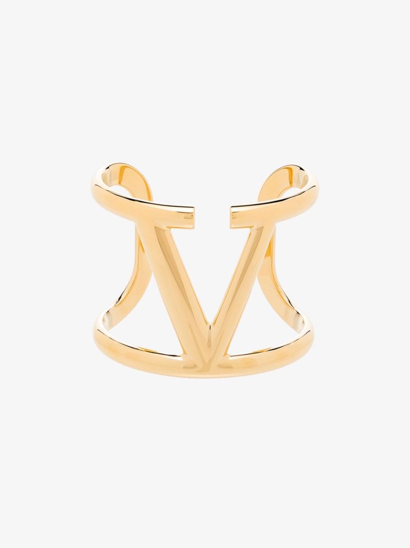 Gold Tone Vlogo Signature Bracelet