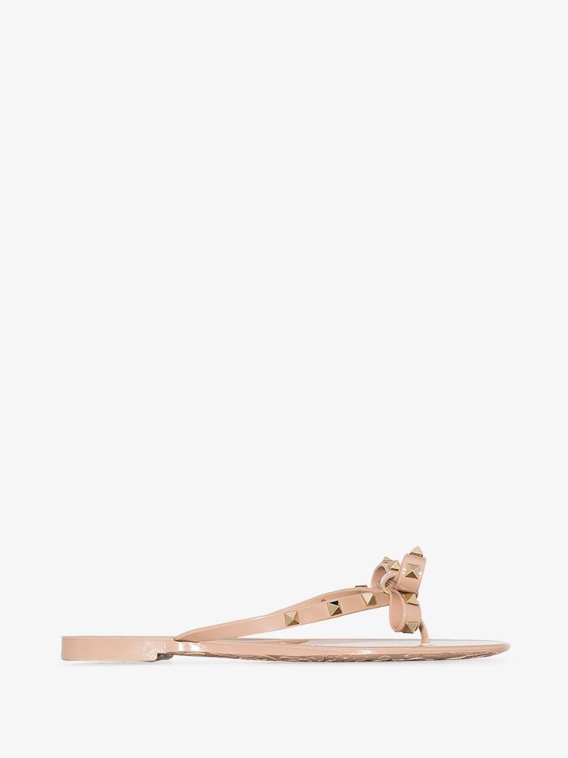Neutral Rockstud Rubber Sandals