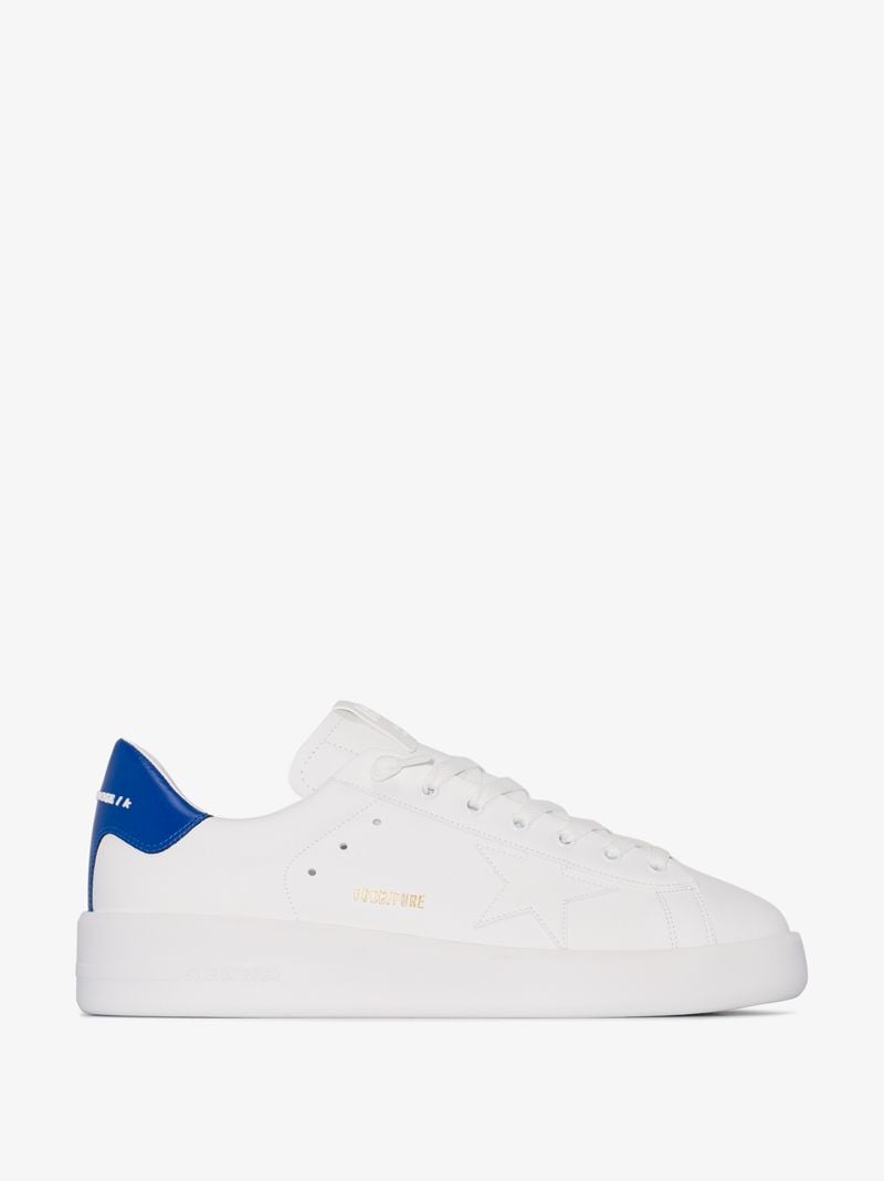 White Pure Star Leather Sneakers