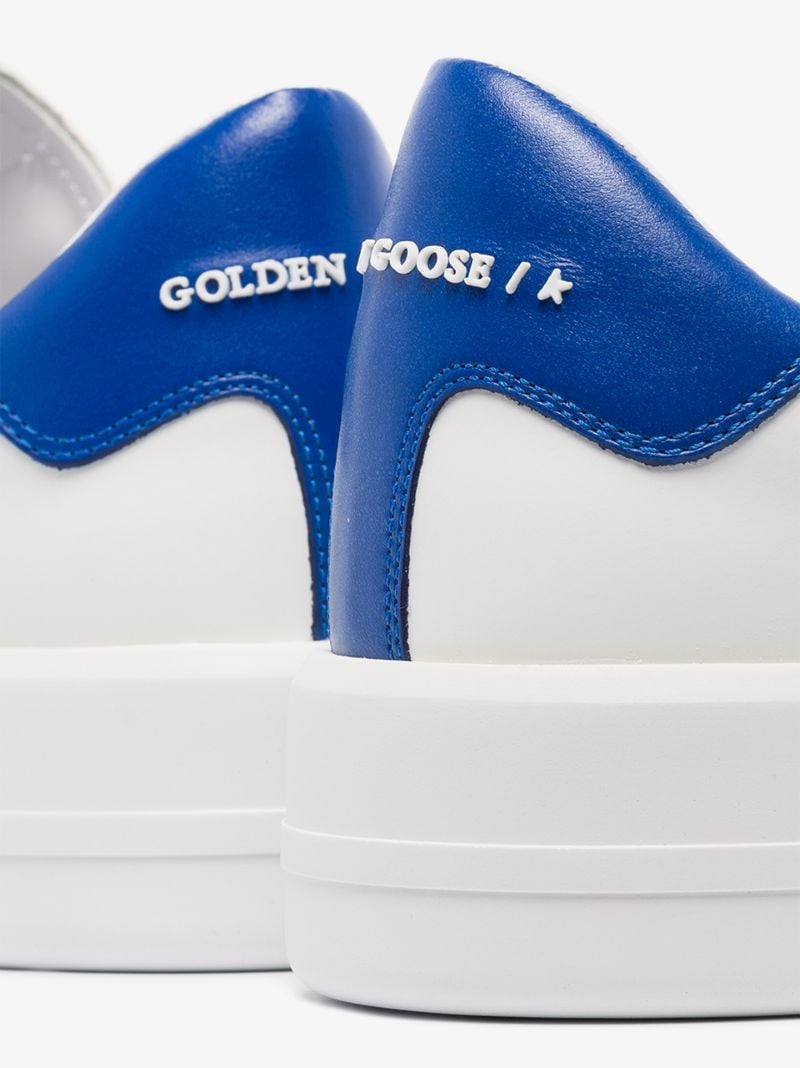White Pure Star Leather Sneakers