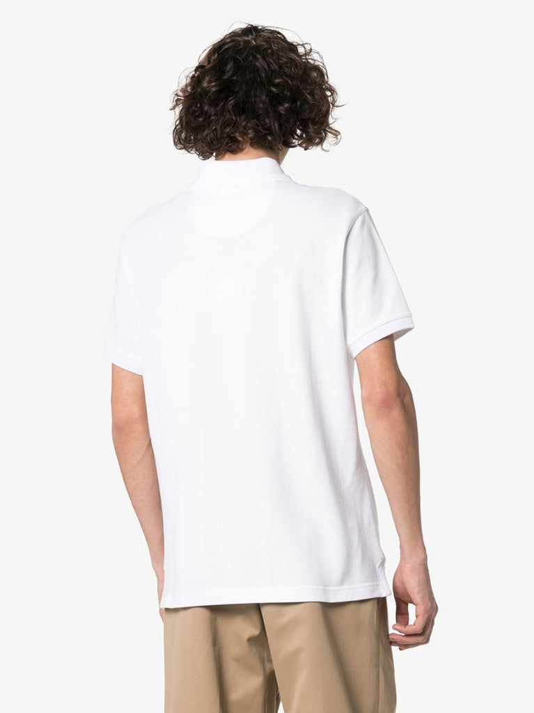 Tartan Trim Cotton PiquÃ_x0083_Â© Polo Shirt