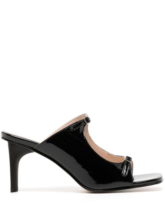 Black Matta 70 Leather Mules