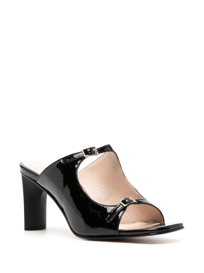 Black Matta 70 Leather Mules