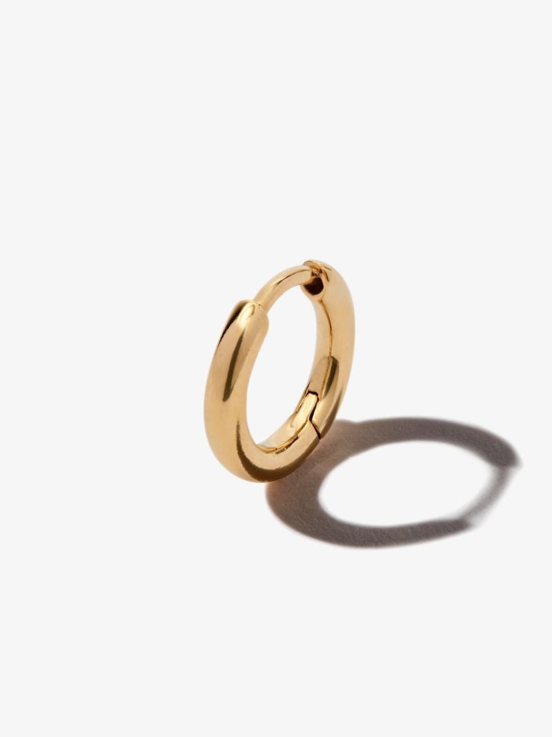 Gold-plated Marco Huggie Hoop Earring