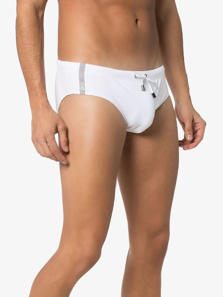 Logo Print Swim Trunks