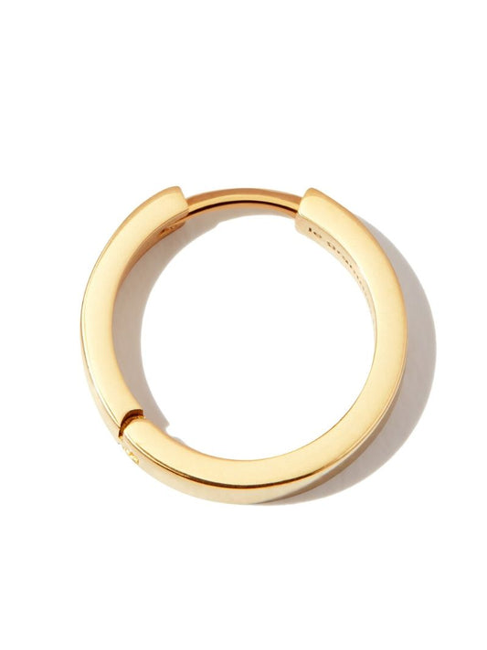 18k Yellow Gold La 2.3g Polished Hoop Earring