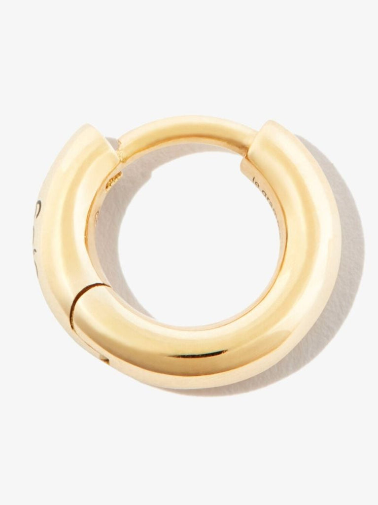 18k Yellow Gold La 0.8g Polished Bangle Hoop Earring