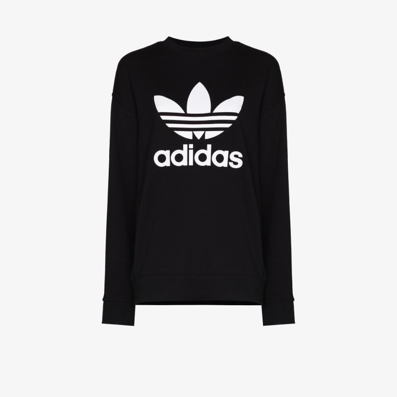 Trefoil Logo Cotton Sweatshirt
