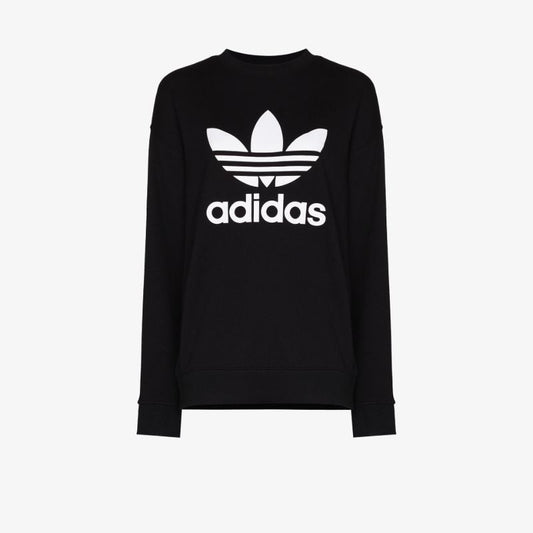 Trefoil Logo Cotton Sweatshirt