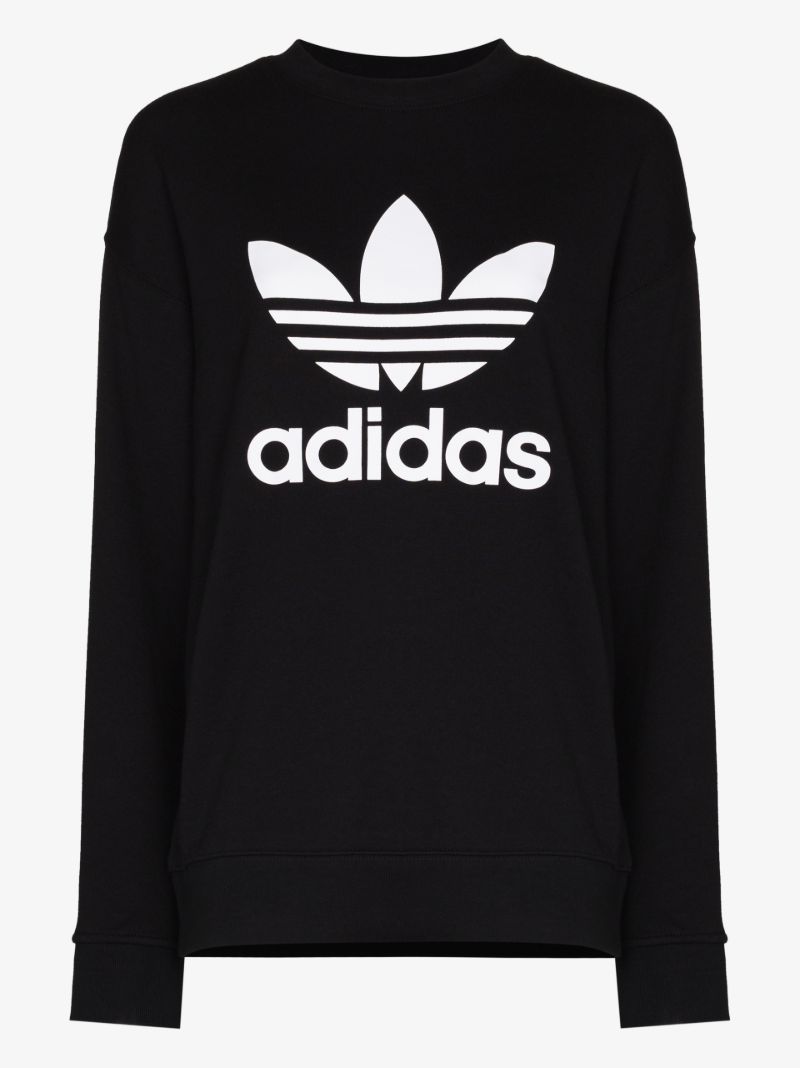 Trefoil Logo Cotton Sweatshirt
