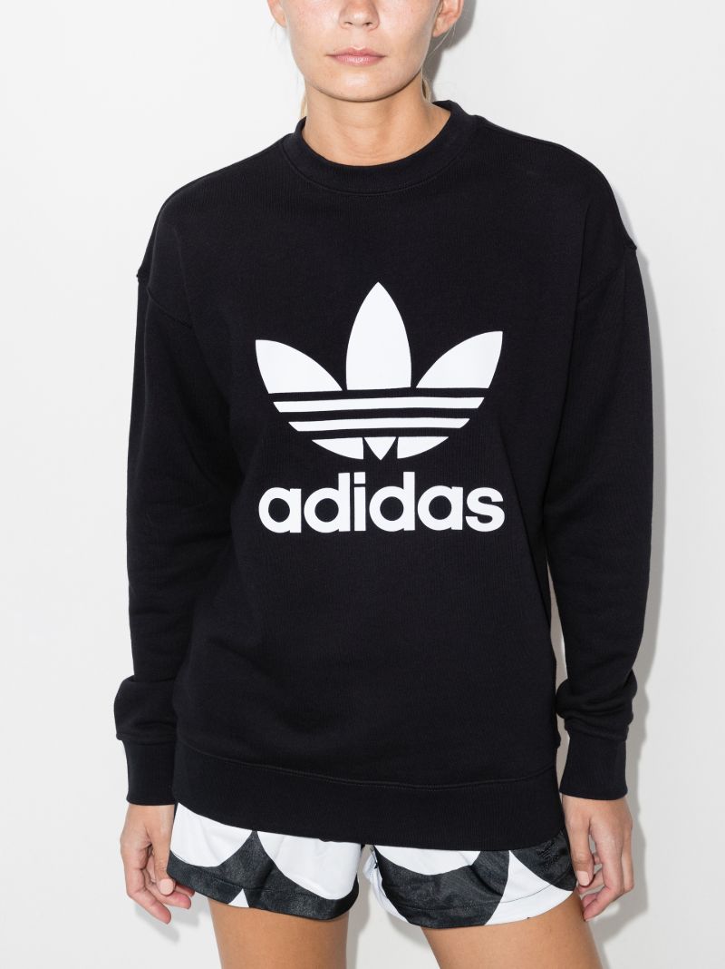 Trefoil Logo Cotton Sweatshirt