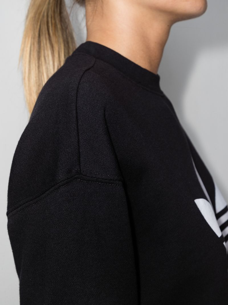 Trefoil Logo Cotton Sweatshirt